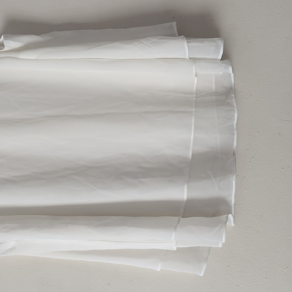 Torrid White Chiffon Embellished Double Layer Tank - Picture 7 of 13